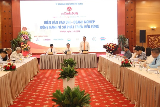 Báo Kinh tế và Đô thị tổ chức "Diễn đàn báo chí đồng hành cùng doanh nghiệp phát triển bền vững"