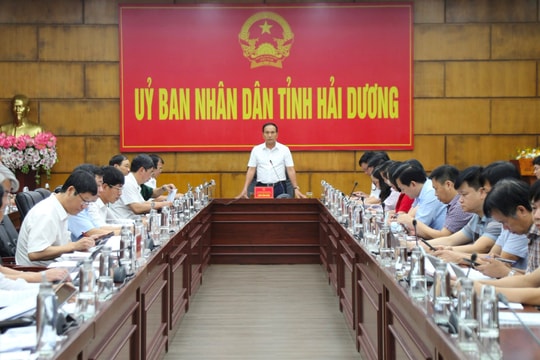 Hải Dương bàn giải pháp đẩy nhanh giải ngân vốn đầu tư công