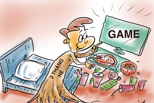 Hè về, "mọc rễ" vì game