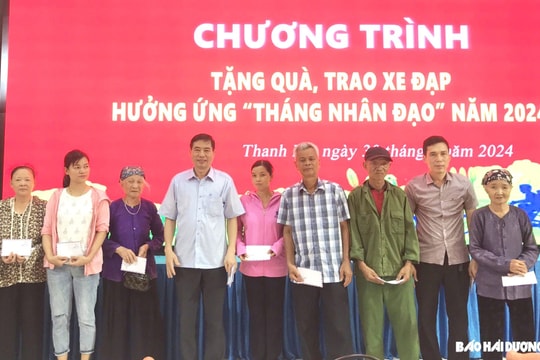 Thanh Hà phối hợp trao 89 suất quà cho hộ nghèo, cận nghèo