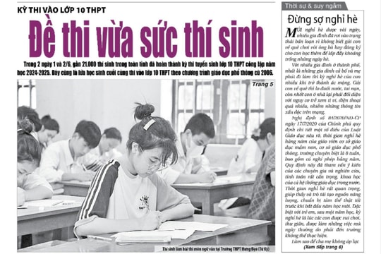 Xem gì trên báo Hải Dương ngày 3/6?