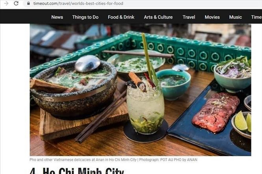 Ho Chi Minh city named as world’s fourth-best foodie city