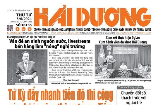 Xem gì trên báo Hải Dương ngày 5/6?
