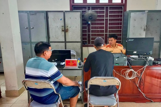 Thanh Miện phạt nguội 15 trường hợp vi phạm trật tự an toàn giao thông