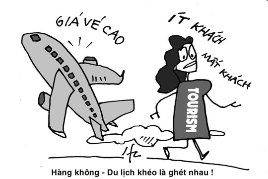Mất du khách vì giá vé máy bay cao
