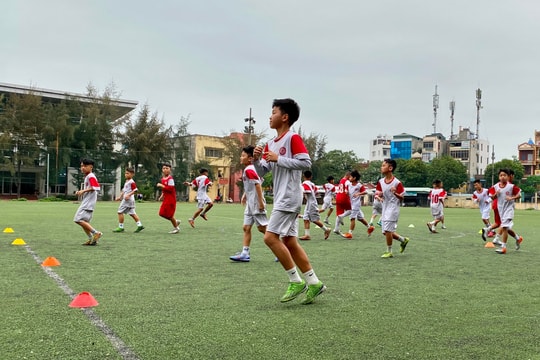 U13 và U11 Hải Dương đều chỉ đặt mục tiêu lọt vào vòng chung kết giải toàn quốc