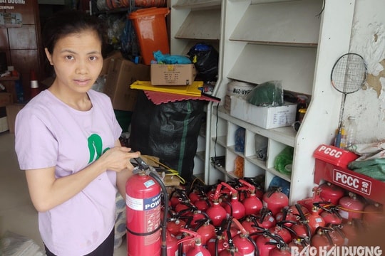 Bình chữa cháy xách tay ở Hải Dương giữ giá ổn định