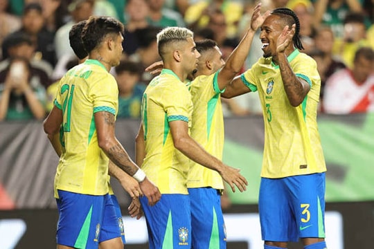 Mexico 2-3 Brazil: "Thần đồng" Endrick mang về chiến thắng cho Brazil