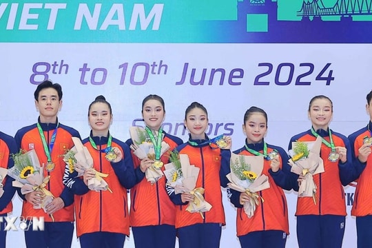 Việt Nam nhất toàn đoàn tại Giải vô địch thể dục Aerobic châu Á lần thứ 9