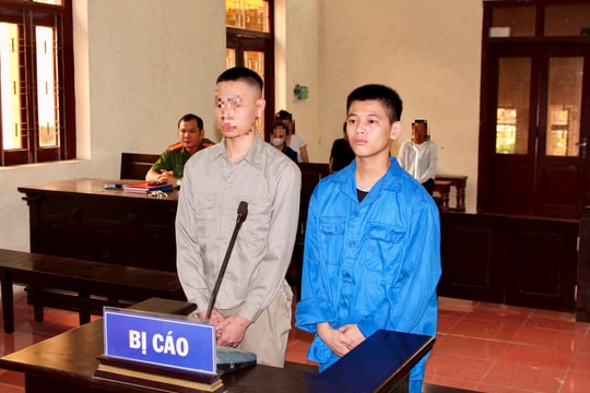 Cặp đôi nhí vác đao đi cướp tài sản trong đêm ở TP Hải Dương lĩnh hơn 9 năm tù