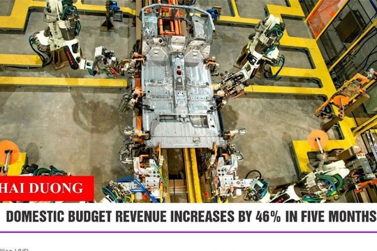 Hai Duong’s domestic budget revenue hits 10,610 billion VND in five months