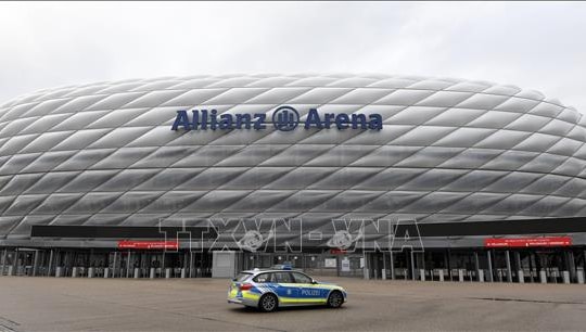 Sân Allianz Arena sẵn sàng cho lễ khai mạc EURO 2024