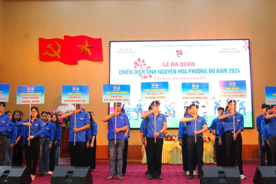 Hải Dương ra quân chiến dịch tình nguyện “Hoa phượng đỏ” năm 2024