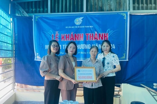 Thanh Miện trao nhà mái ấm tình thương cho hội viên phụ nữ có hoàn cảnh khó khăn