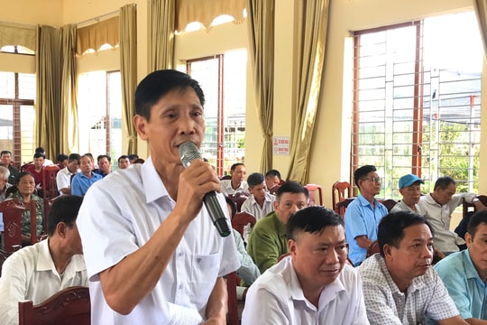 Cử tri Thanh Hà đề nghị cải tạo đường huyện đi đò Bầu