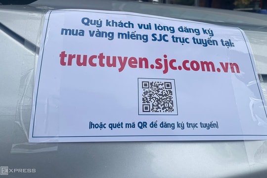 Toàn bộ điểm bán vàng miếng "bình ổn" dừng nhận khách trực tiếp