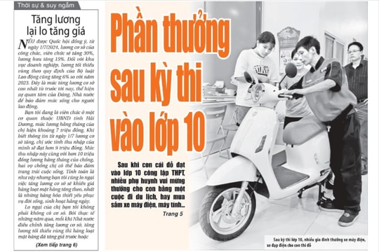 Xem gì trên báo Hải Dương ngày 26/6?
