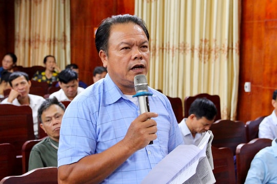 Cử tri các huyện Thanh Miện, Ninh Giang phản ánh nhiều vấn đề về ô nhiễm nước