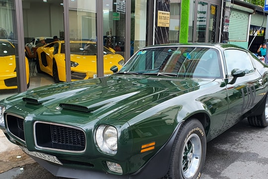 Ông Đặng Lê Nguyên Vũ dạo phố với xe hàng hiếm Pontiac Firebird trên 40 năm tuổi