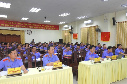 Viện Kiểm sát nhân dân tỉnh Hải Dương giải quyết án vượt gần 4,7%