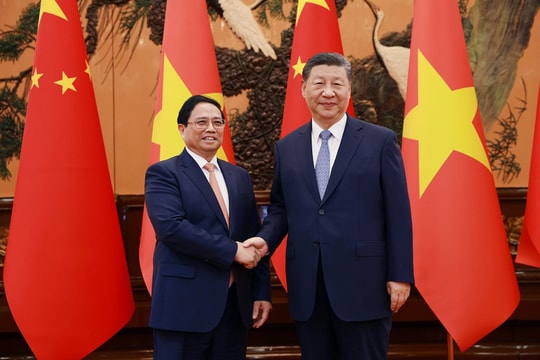 Thủ tướng Phạm Minh Chính hội kiến Tổng Bí thư, Chủ tịch Trung Quốc Tập Cận Bình