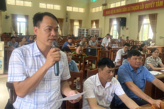 Cử tri Cẩm Giàng nêu nhiều vấn đề phát sinh sau sáp nhập xã