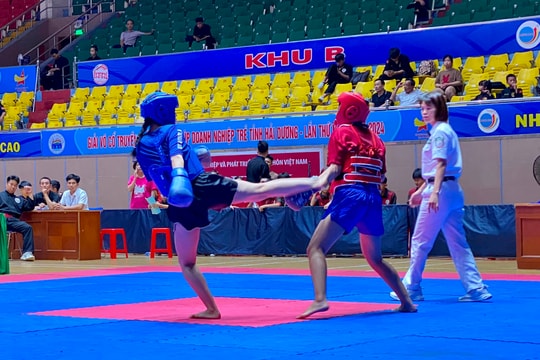 Hải Dương giành 16/27 huy chương vàng Giải võ cổ truyền trẻ mở rộng lần thứ nhất