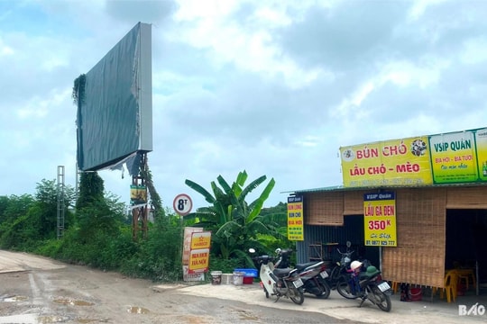 Khu dân cư mới phía bắc quốc lộ 5 ở xã Cẩm Điền (Cẩm Giàng) rộng hơn 8 ha