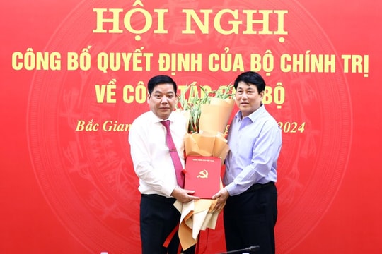 Trung tướng Nguyễn Văn Gấu giữ chức Bí thư Tỉnh ủy Bắc Giang