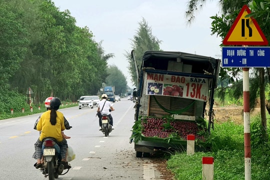 Mận “khổng lồ” đội lốt nông sản Sa Pa bày bán gần cầu Hàn