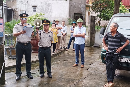 Không chịu giao đất thừa kế cho chị gái, người đàn ông ở Tứ Kỳ để phải cưỡng chế thi hành án