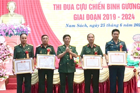 Hải Dương hoàn thành tổ chức Đại hội thi đua "cựu chiến binh gương mẫu" cấp huyện