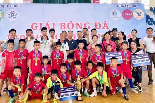 U9 Gia Bảo Hải Dương vô địch Giải bóng đá Championship năm 2024
