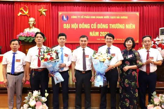 Ông Nguyễn Thanh Sơn giữ chức Tổng Giám đốc Công ty CP Kinh doanh nước sạch Hải Dương