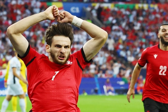 Cầu thủ Georgia nhận tiền thưởng "khủng" nhờ chiến tích EURO 2024