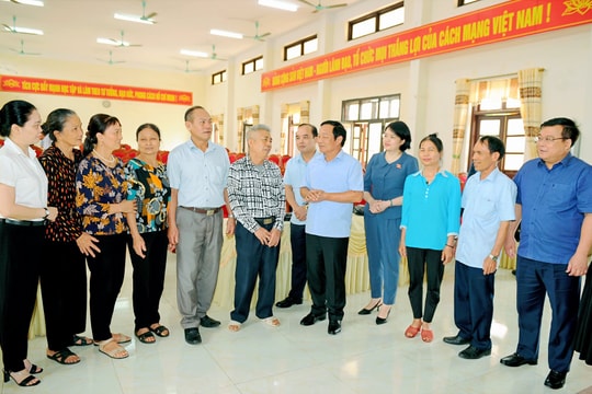 Chiều 3/7, đại biểu Quốc hội tỉnh Hải Dương tiếp xúc cử tri Tứ Kỳ, Kinh Môn, Chí Linh