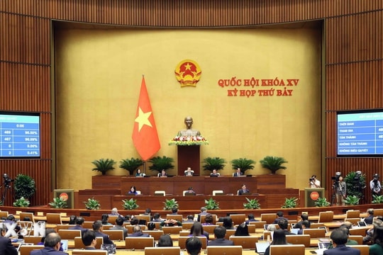 Ngày làm việc cuối cùng Kỳ họp thứ 7: Quốc hội khóa XV thông qua một số luật và Nghị quyết Kỳ họp