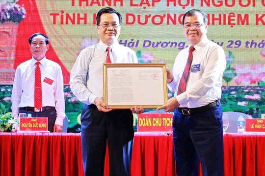 Hải Dương tổ chức Đại hội thành lập Hội Người cao tuổi tỉnh