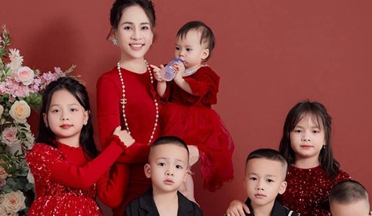Sinh 6 con trong 8 năm, người mẹ kể chuyện dở khóc dở cười mỗi tối