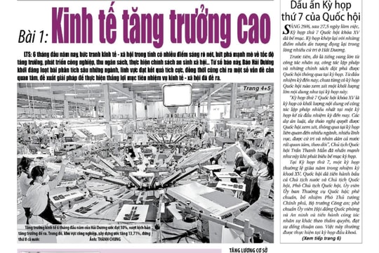 Xem gì trên báo Hải Dương ngày 1/7?