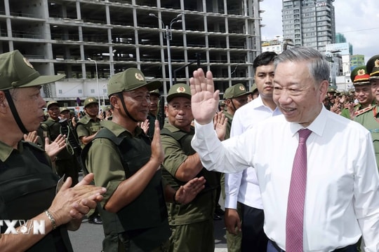 Chủ tịch nước Tô Lâm dự lễ ra mắt Lực lượng bảo vệ an ninh, trật tự ở cơ sở