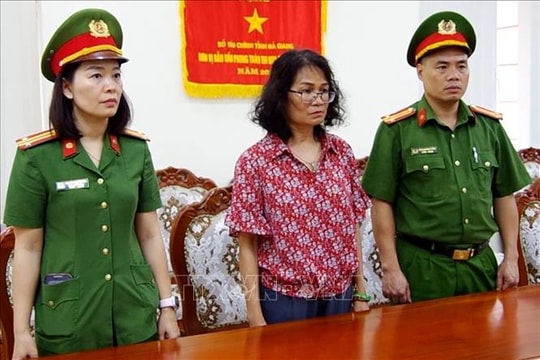 Khởi tố, bắt tạm giam Phó Giám đốc Sở Tài chính Hà Giang