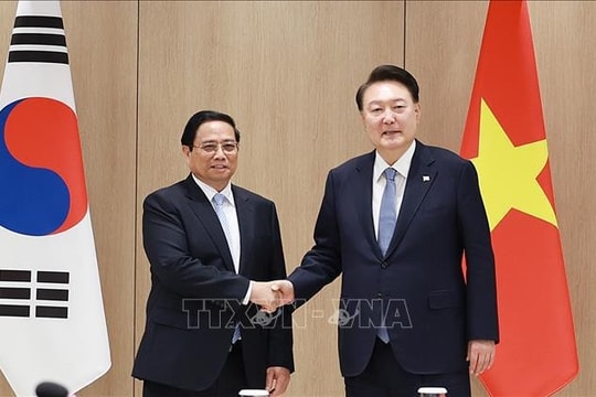 Vietnamese Prime Minister meets with Korean President