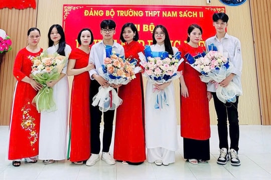 Số học sinh được kết nạp Đảng ở Nam Sách tăng 1,6 lần