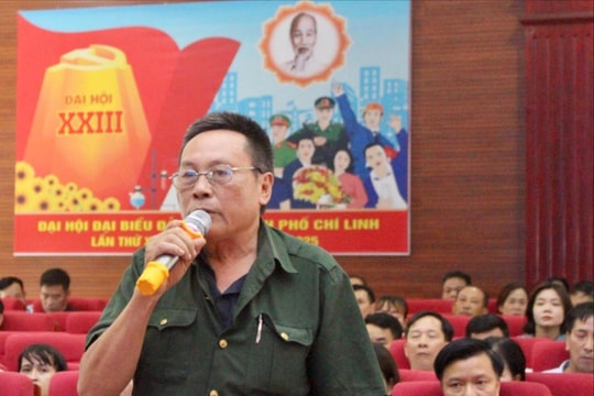 Cử tri Chí Linh kiến nghị sớm cấp giấy chứng nhận quyền sử dụng đất cho các hộ hiến đất làm đường