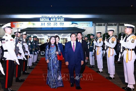 Thủ tướng Phạm Minh Chính kết thúc tốt đẹp chuyến thăm Hàn Quốc