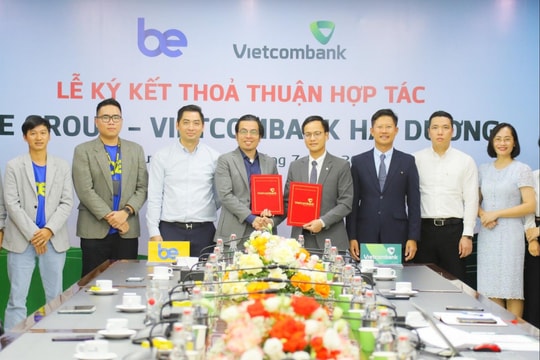 Vietcombank Hải Dương và Be Group ký thỏa thuận hợp tác