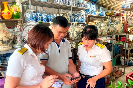 Chi cục Thuế TP Hải Dương lập bản đồ số hộ kinh doanh
