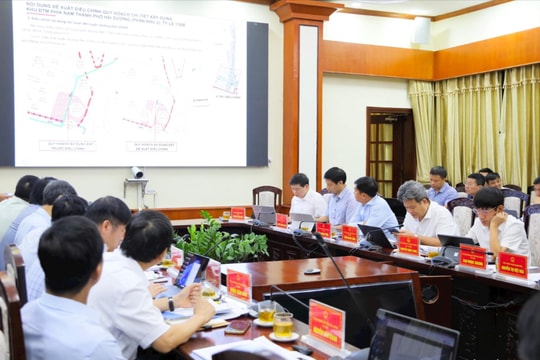 Thống nhất chủ trương điều chỉnh quy hoạch khu đô thị mới phía nam TP Hải Dương