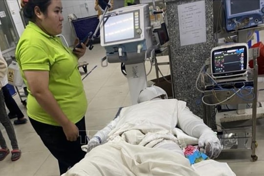 Tai nạn lao động khiến 9 người bị thương ở Bình Dương